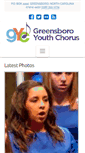 Mobile Screenshot of greensboroyouthchorus.org